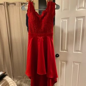 Dillards red juniors dress size 0